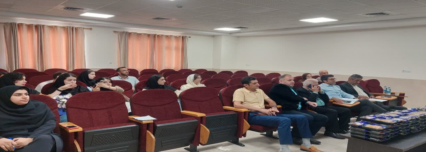 Medical student's final defense meeting in the international campus  of the university